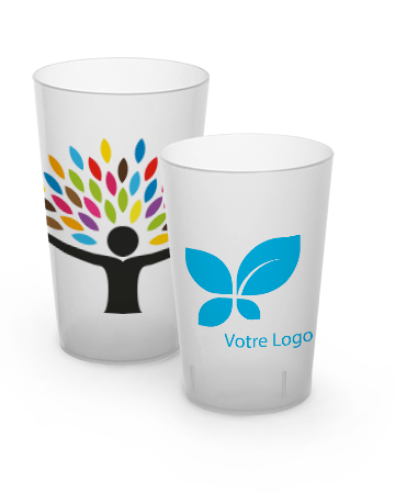 gobelet personnalise et reutilisable - Customized reusable cup for association